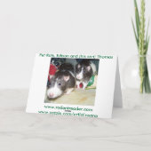 De Kaart van Vaderdag van de Rat van het huisdier (Achterkant)