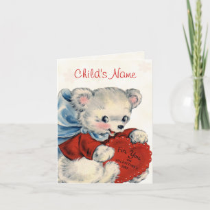De Kaart van Valentijn van de douane voor Kind