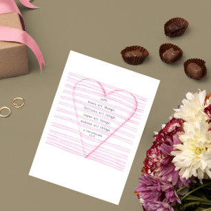 De Kaart van Valentijn van de liefde