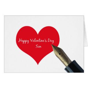 De Kaart van Valentijn van de zoon