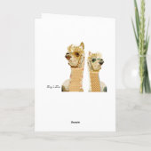 De Kaart van Valentijn van het Hart van Alpacas (Achterkant)