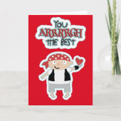 De Kaart van Valentijn van het Hart van de piraat (Voorkant)