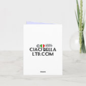 De Kaart van Verjaardag drie Huskies (Achterkant)