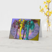 De kaart van vier Groeten van Demonnen (Gele Bloem)