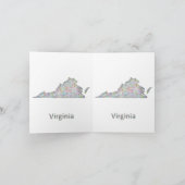 De kaart van Virginia (Binnen)