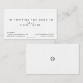 de kaart visitekaartje (Voorkant / Achterkant)