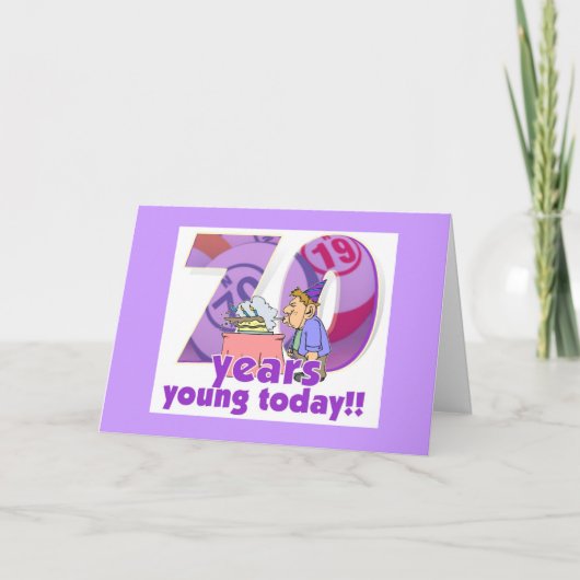 De kaarten van Bingo - 70ste verjaardag (Voorkant)