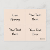 De Kaarten van de Doos van de lunch (Achterkant)