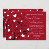 De Kaarten van de Foto van de Uitnodiging van het (Voorkant / Achterkant)