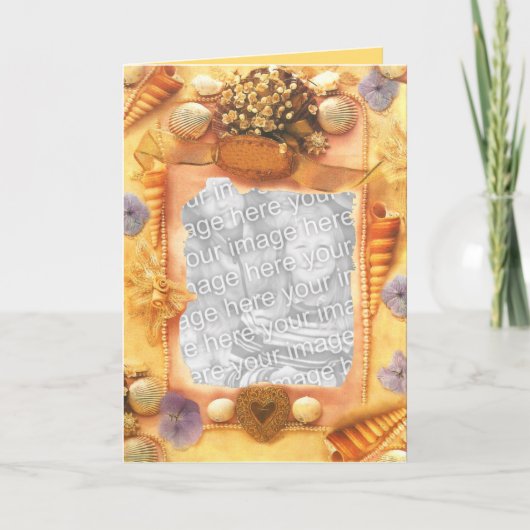 De kaarten van de Foto van het strand (Voorkant)