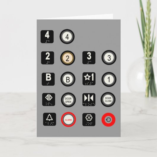 De Kaarten van de lift (Voorkant)