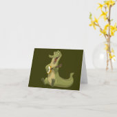 De Kaarten van de Nota van banjo-Strummin Gator (Gele Bloem)