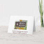 De Kaarten van de Nota "van het Strand van de (Achterkant)