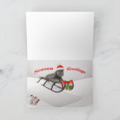 De Kaarten van de Pret van de Dag van Kerstmis van (Binnen)