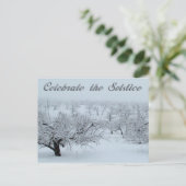 De Kaarten van de Solstice Winter Scene vieren (Staand voorkant)