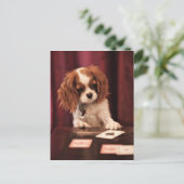 De Kaarten van de Spelen van het puppy (Staand voorkant)