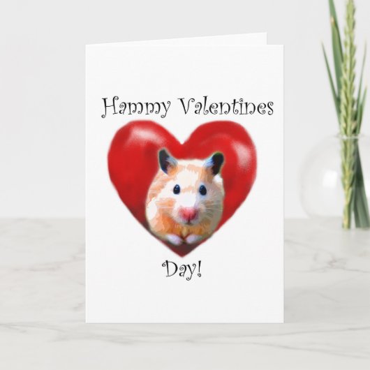 De Kaarten van de Valentijnsdag van Hammy (Voorkant)