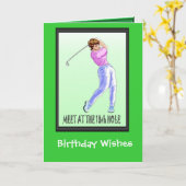 De kaarten van de Verjaardag van Golfing, de (Gele Bloem)