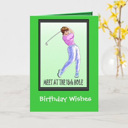 De kaarten van de Verjaardag van Golfing, de (Gele Bloem)