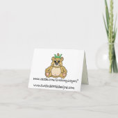 De kaarten van Emma Bear Thank You (Achterkant)