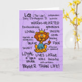 de kaarten van het dierenriemwoord - leo (Gele Bloem)