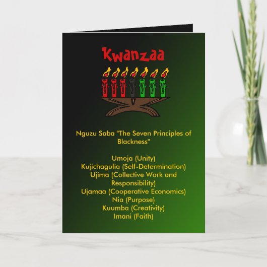 De Kaarten van Kwanzaa (Voorkant)