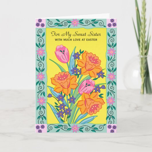 De Kaarten van Pasen: Voor Mijn Zoete Zuster (Voorkant)