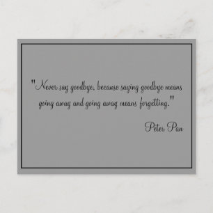 De kaarten zeggen nooit vaarwel