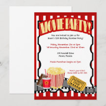 De kaartjes van de Partij van MOVIE van de Dagen v