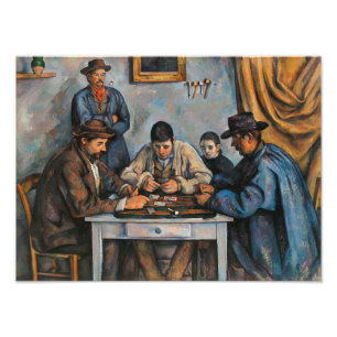 De kaartspelers   Paul Cezanne   Foto Afdruk