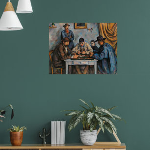 De kaartspelers   Paul Cezanne   Poster