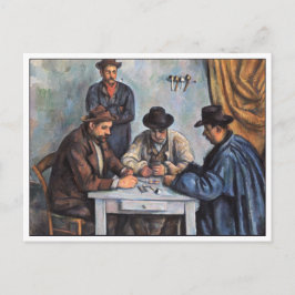De kaartspelers van Paul Cezanne Briefkaart