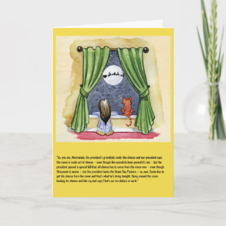 De Kaas van de maan Feestdagen Kaart