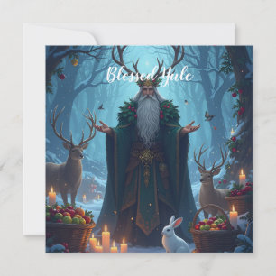 De Kabouterkoning verwelkomt een saaie Yule Kaart