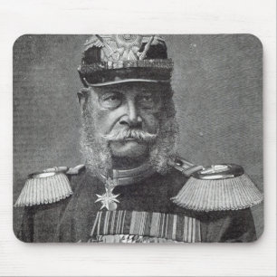 De Kaiser Wilhelm uit 'vrijetijdsuren', 1888 Muismat