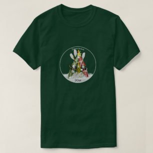 De Kajak kerstboom gepersonaliseerde kajakken T-shirt