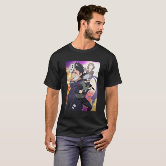 De Kakashi en Obito T-shirt (Voorkant volledig)