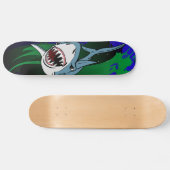De kaken van de grote witte skateboard (Horizontaal)