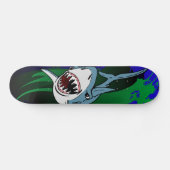 De kaken van de grote witte skateboard (Horizontaal)