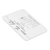 De kalender bewaart de Magnet van de Datum Magneet (Rechterzijde)