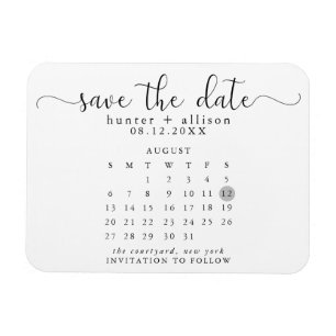 De kalender bewaart de Magnet van de Datum Magneet