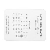 De kalender bewaart de Magnet van de Datum Magneet (Horizontaal)