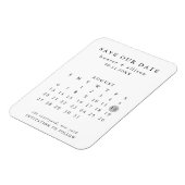 De kalender bewaart de Magnet van de Datum Magneet (Linkerzijde)