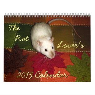 De kalender van 2015 van de Minnaar van de Rat