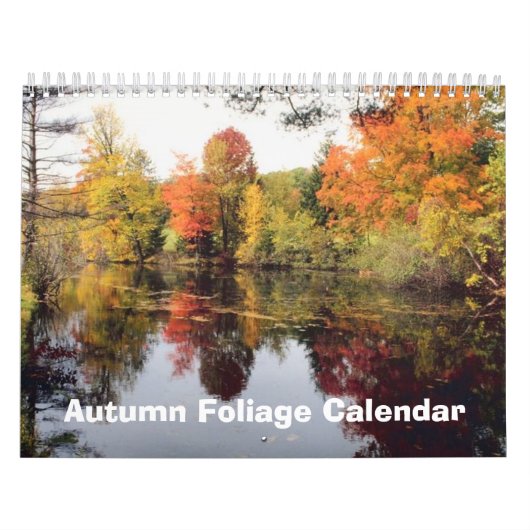 De Kalender van het Gebladerte 2017 van de Herfst (Hoes)