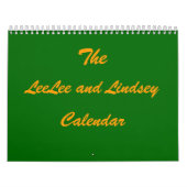 De kalender van Lee en Lindsey (Hoes)