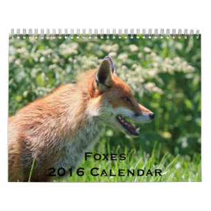 De Kalender van vossen 2016