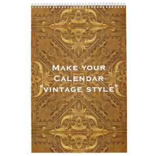De Kalender "VINTAGE STIJL" van de douane + uw