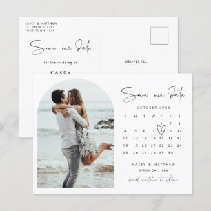 De kalenderfoto van de partij sparen de Uitnodigin Briefkaart