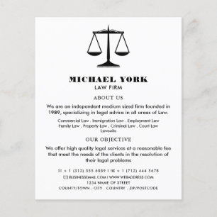 De kalenders van de rechterlijke macht, de juridis flyer